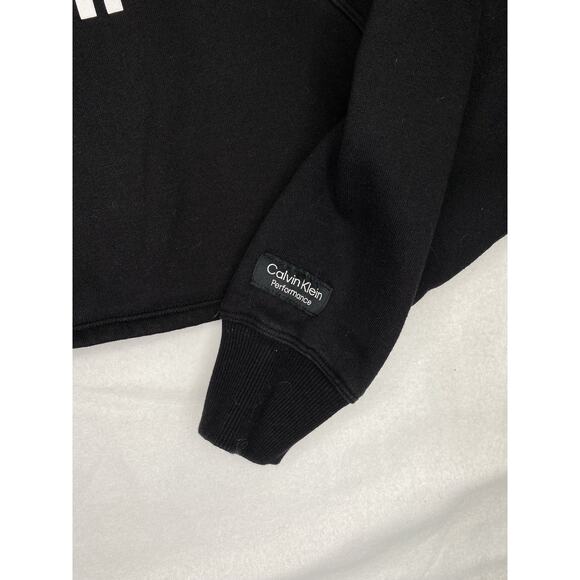 Calvin Klein Performance Women's Black Cropped Sweater Small - Picture 3 of 6
